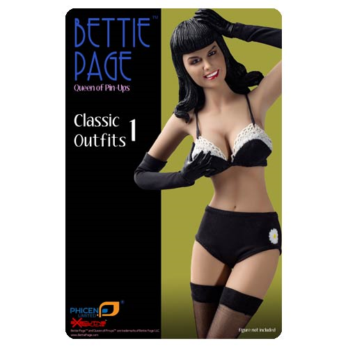 Bettie Page Two-Piece Action Doll Classic Outfit #1